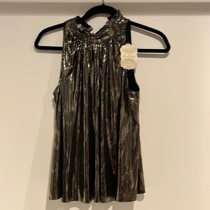 NWT Alter’d State Gold Black Tank